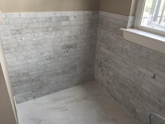 Marble Tub Surround we finished in March 2015