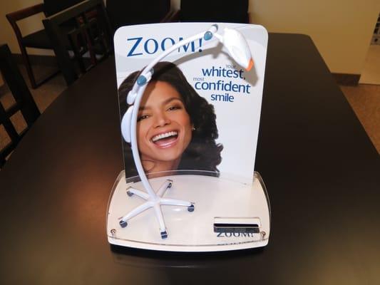 Our Zoom! teeth whitening system will give you the vibrant smile you have been searching for!