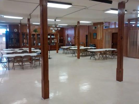 Banquet hall downstairs