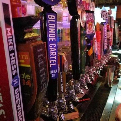 20 Beers on tap!