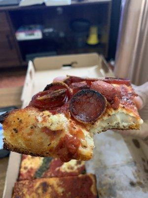 Pepperoni Square Pizza