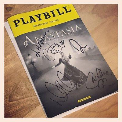 9/16/2017: Waited after the show to get autographs from the actors