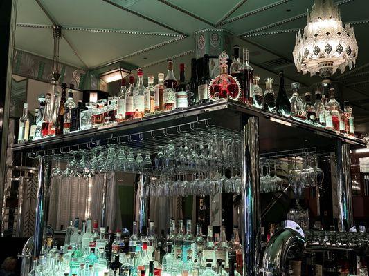 Amazing historic bar with a phenomenal collection of spirits and wines.