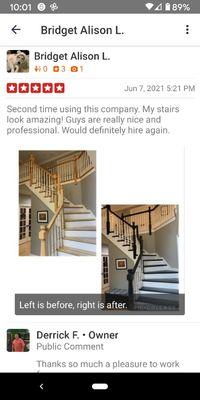 Staircase and cabinets is our specialty..