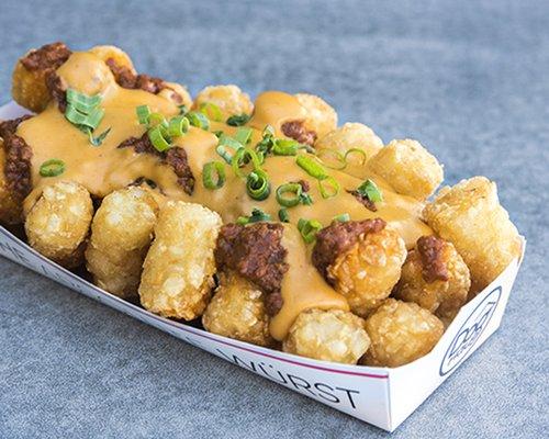 CHILI CHEESE FRIES OR TOTS