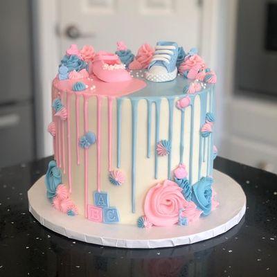 Gender Reveal Cake