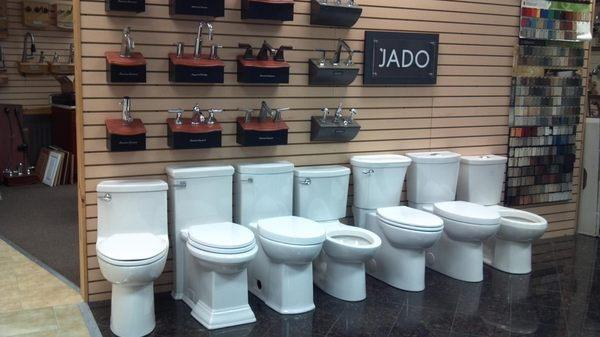 We have a huge assortment of toilets and tanks and seats Mansfield,Kohler,Toto,Gerber, American Standard