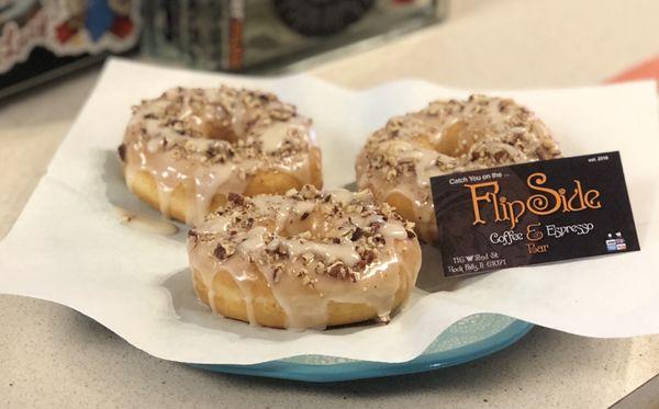 Maple Pecan Donuts