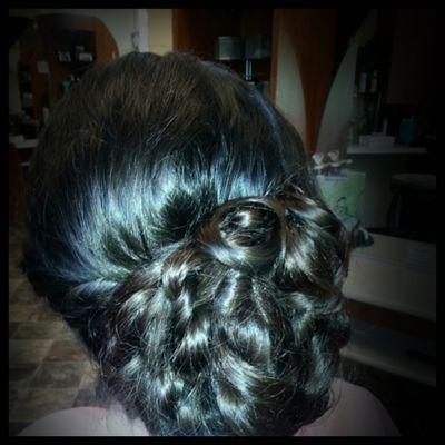 Prom updo by Gabrielle