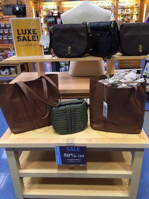 Gorgeous leather bags 50% off!