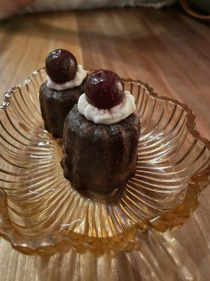 Canelé de Bordeaux & brandied cherry