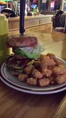 The double Western burger at Rooster's Landing. Perfection.