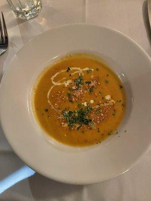 Butternut squash soup! Divine