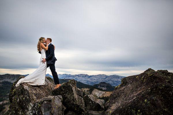 cliffside wedding