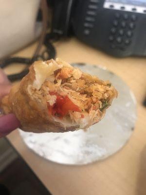 Seafood egg roll