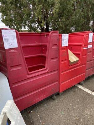 Donation bins