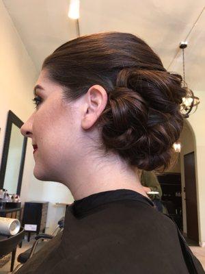 Brides maid up do by Lisa Estrela