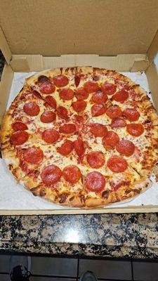 Delicious pepperoni pizza!