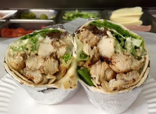 Chicken Cesar wrap