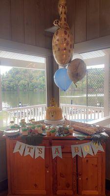 Lion  cake and cupcakes from Albemarle Sweet shop