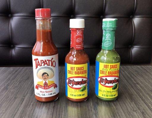 Hot Sauces at the Table to Spice Things Up