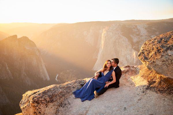 Sunset Engagement Session at Yosemite