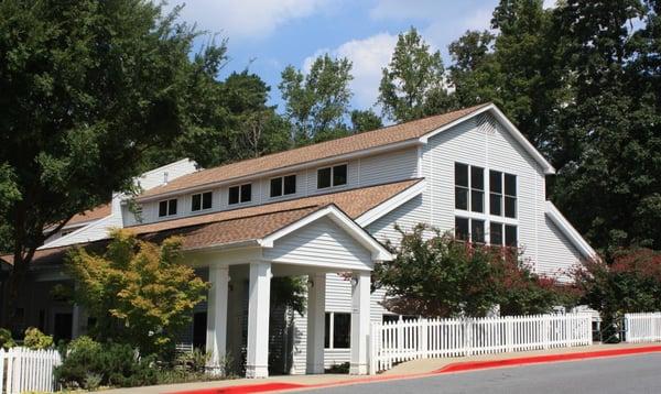 Entrance and Middle School building of Arbor Montessori School