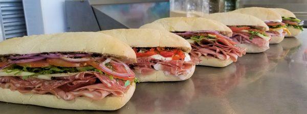 DeMilio's Cold Cut Sandwich Lineup