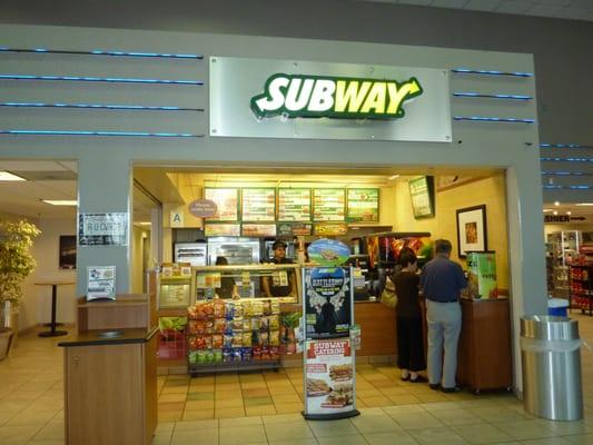 Subway located inside the dealership