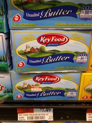 $7.49 for butter, dude.