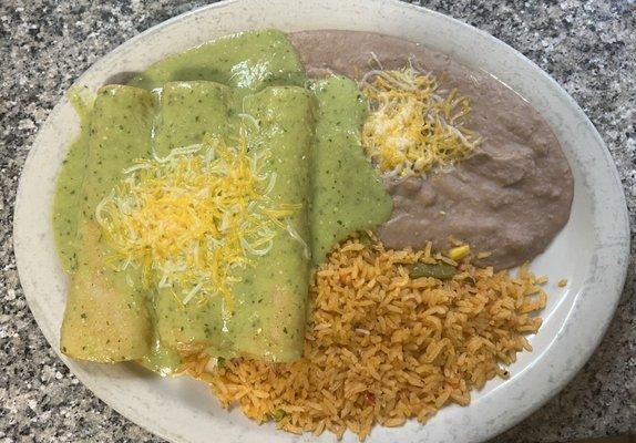 Enchiladas Verdes