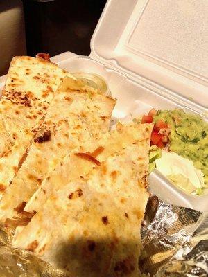 Quesadilla - Carnitas With Guacamole on the side