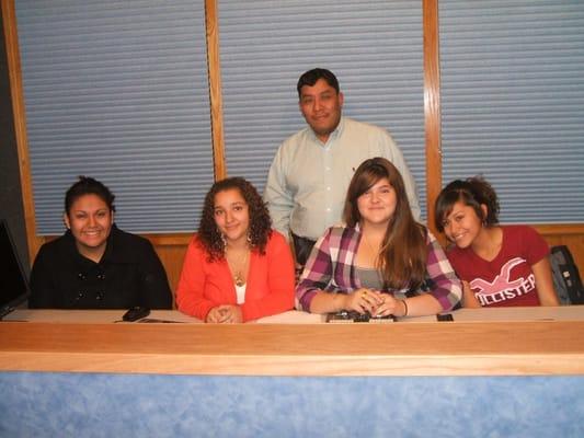 "Latino Vision," a live TV show, Wednesdays at 4:30 on SCAT channel 3. Produced by the youth of Jovenes Latinos at CAAS.