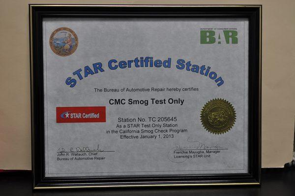 Star Certified !