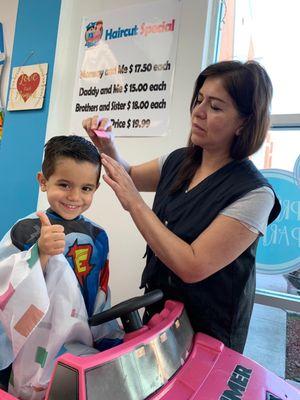 Haircut for kids