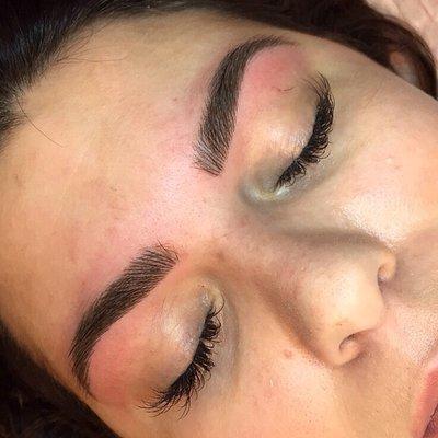 Microblading first session