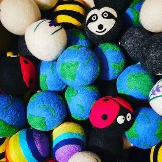 Check out these adorable dryer balls!