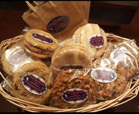 a basket of sweets