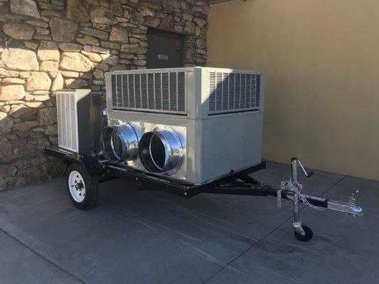 We are happy to announce temporary heating and cooling mobile units for your construction project are now available for rent.