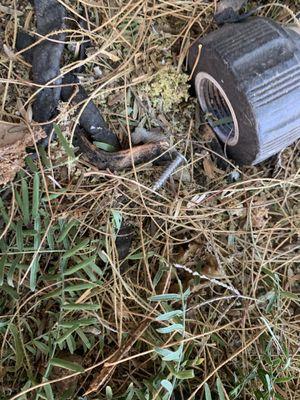 Nails,debris,and insulation "final cleaning"