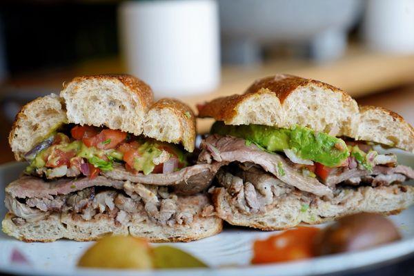 carne asada torta