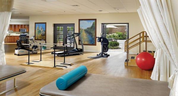 Our state-of-the-art rehabilitation gym to help you reach your highest level of independence and functioning. 