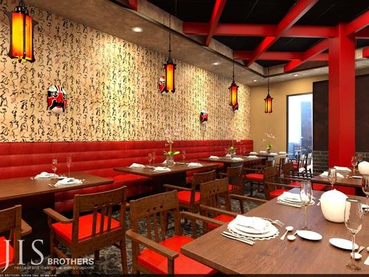 our 3-D design for Chengdu Taste in Rowland Heights, California