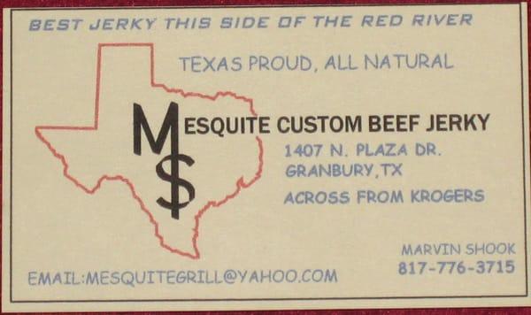 Mesquite Custom Beef Jerky