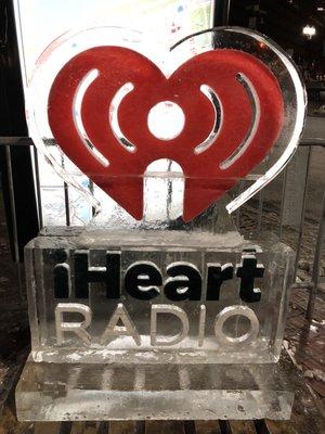 I Heart Radio Massive Ice Art @ Ice Sculptures @ Copley in Boston New Year's Day