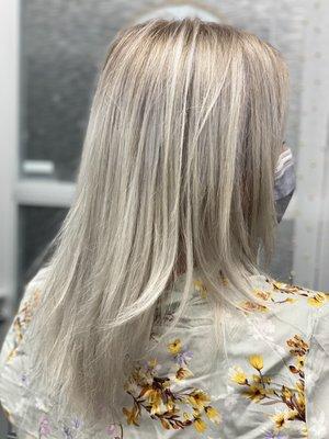 Icy blonde