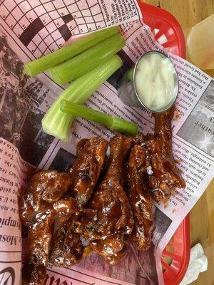 Duck wings with duck sauce