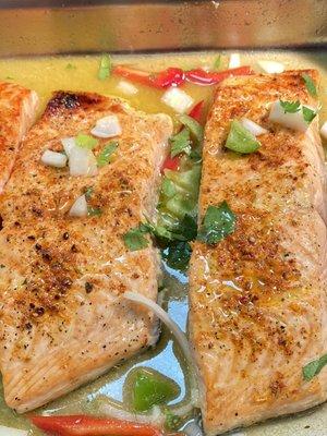 Baked salmon