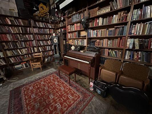 Music area and books