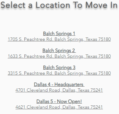 Local Truck Parking's portfolio contains 5 locations for you to choose from!